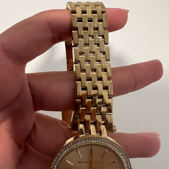 Michael Kors Gold Pave Watch - Picture 2 of 8